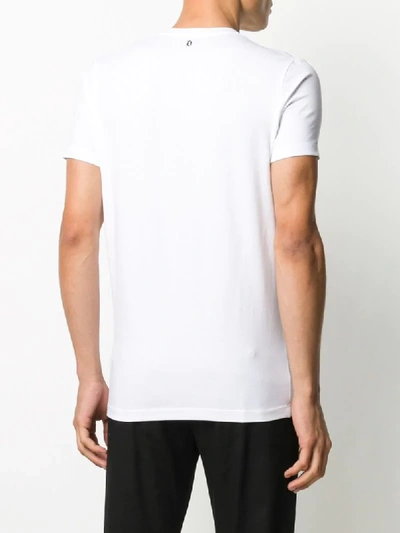 Shop Dondup Dinosaur Print T-shirt In White