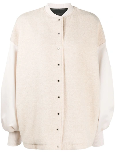 8pm Long-sleeve Bomber Jacket In Neutrals