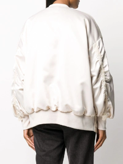 8pm Long-sleeve Bomber Jacket In Neutrals
