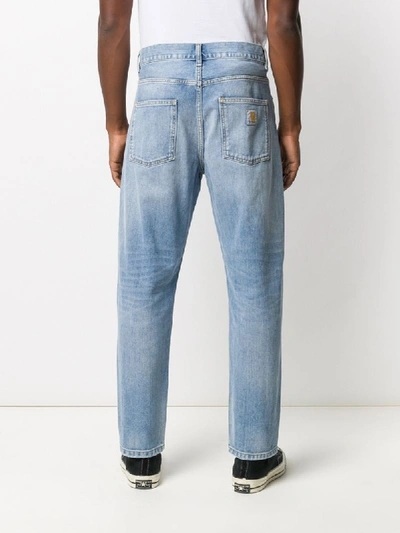 Shop Carhartt Straight-leg Jeans In Blue