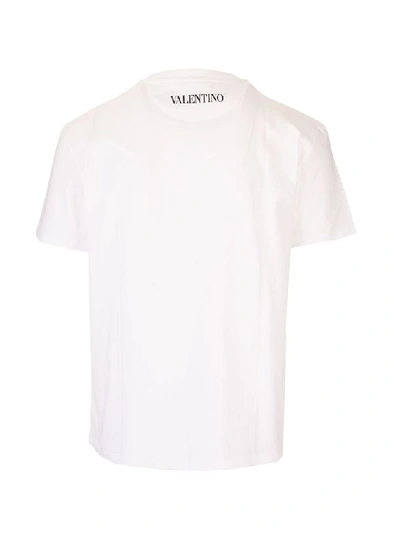 Shop Valentino Men's White Cotton T-shirt