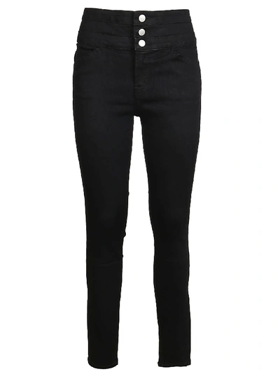 Shop J Brand High Rise Skinny Jeans Annalie In Vesper Noir