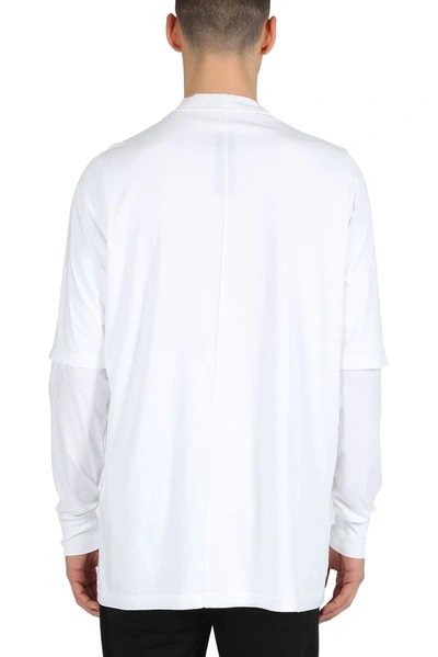 Shop Rick Owens Drkshdw Drkshdw By Rick Owens Men's White Cotton T-shirt