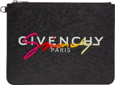 Givenchy 1927 Document Holder In Nero