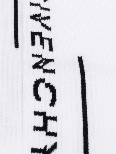 Shop Givenchy Men's White Cotton Socks