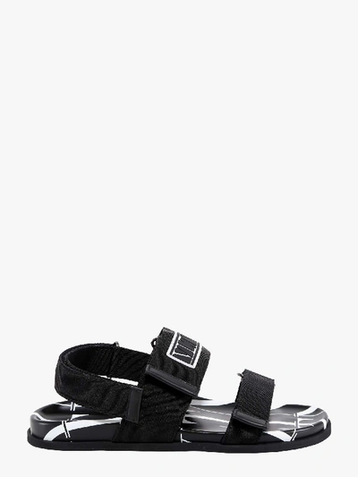 Shop Valentino Sandals In Black