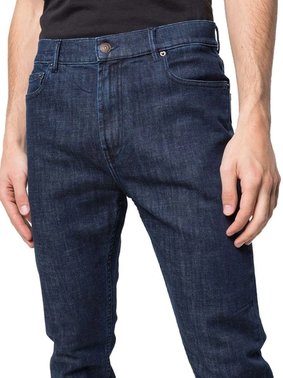 Shop Kenzo Men's Blue Cotton Jeans
