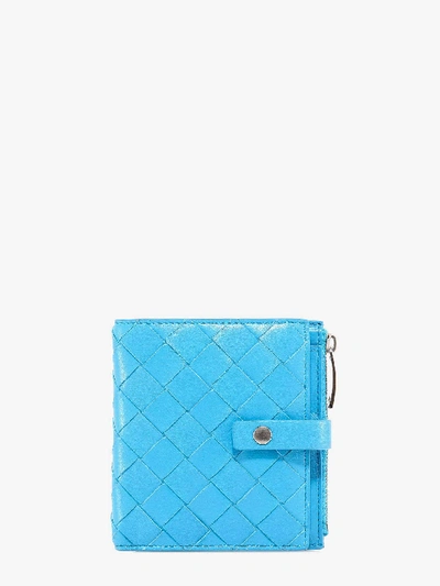 Shop Bottega Veneta Wallet In Blue