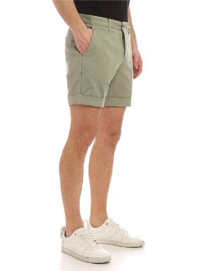 Shop Ami Alexandre Mattiussi Men's Green Cotton Shorts