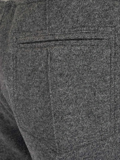 Shop Brunello Cucinelli Men's Grey Cashmere Joggers