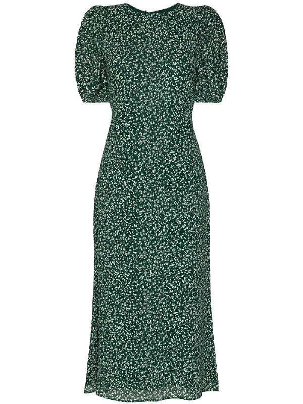 reformation gavin dress green
