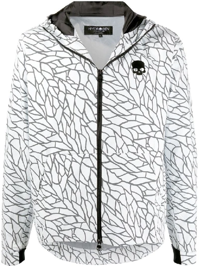 Shop Hydrogen Men's White Polyester Outerwear Jacket