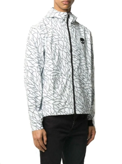 Shop Hydrogen Men's White Polyester Outerwear Jacket