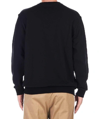 Shop Adidas Originals Adidas Men's Black Cotton Sweatshirt