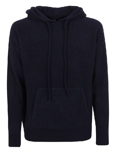 Shop Alanui Men's Blue Cashmere Sweatshirt