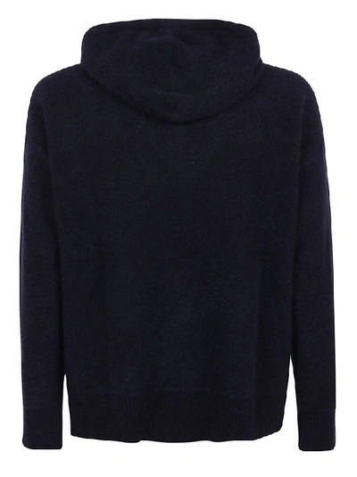 Shop Alanui Men's Blue Cashmere Sweatshirt