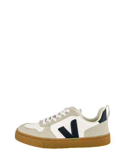 Shop Veja Kids Sneakers V-10-laces For For Boys And For Girls In White