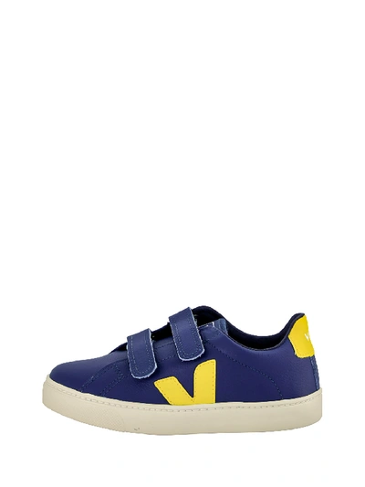Shop Veja Kids Sneakers Esplar-velcro For For Boys And For Girls In Blue