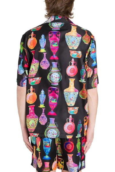 Shop Versace Men's Multicolor Polyester Shirt
