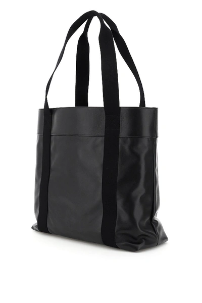 Shop Saint Laurent Daily Medium Tote Bag In Black