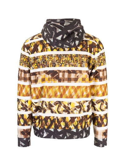 Shop Fendi Men's Multicolor Cotton Outerwear Jacket