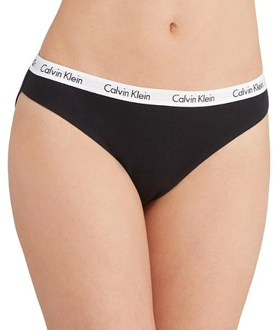 Shop Calvin Klein Carousel Bikini 3-pack In Black,white,grey