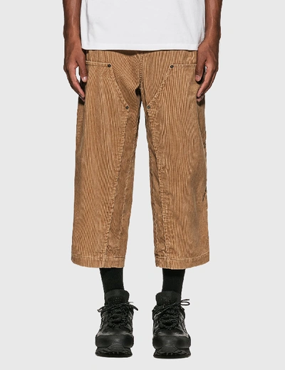 Shop Sacai Corduroy Pants In Beige