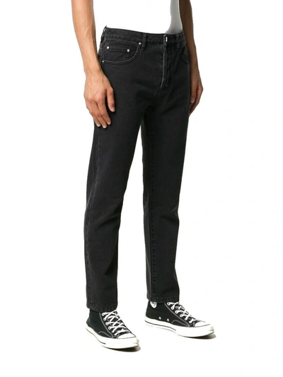 Shop Kenzo Men's Black Cotton Jeans