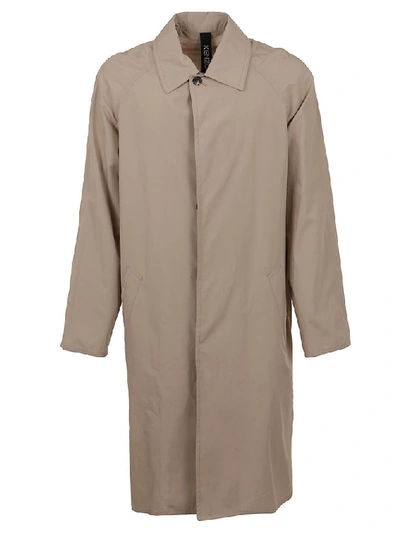 Shop Kenzo Men's Beige Cotton Coat