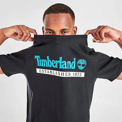 Shop Timberland Men's Established 1973 T-shirt In Black