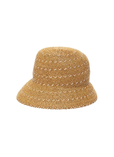 Shop Eric Javits 'kimi' Woven Squishee® Bucket Hat In Neutral