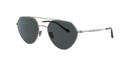 Shop Giorgio Armani Woman Sunglass Ar6111 In Grey