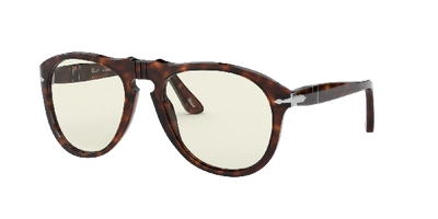 Shop Persol Man Sunglass Po0649 649 In Photochromic Clear To Grey With Blue Lig