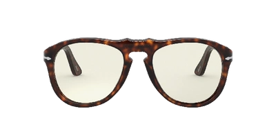 Persol Men's Photochromic Sunglasses, Po0649 In Photochromic Clear To Grey With Blue Lig