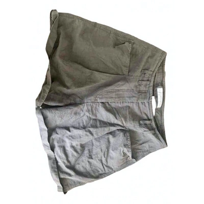 Pre-owned Stella Mccartney Cloth Mini Short In Grey