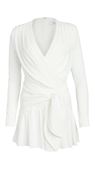 Shop Misha Collection Amelie Dress In Ivory