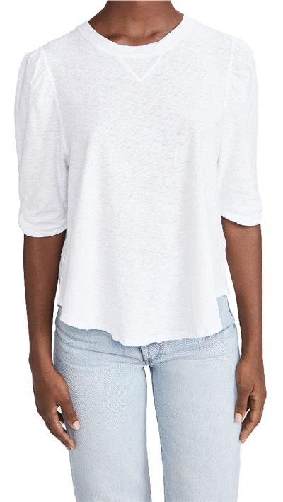 Shop Free People Just A Puff Top In White