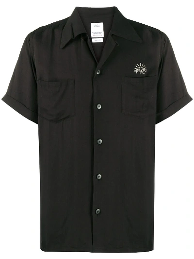 Shop Visvim Short Sleeves Shirt In Black