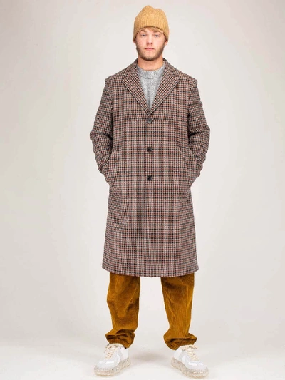 Shop Acne Studios Oconto Wo Pied Coat In Brown