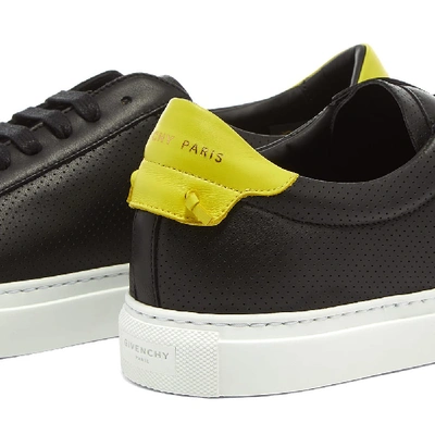 Shop Givenchy Urban Street Low Perforated Logo Sneaker In Black