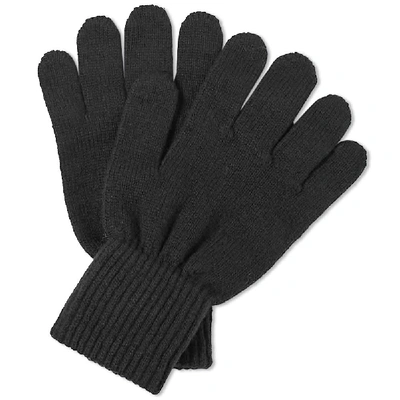 Shop A.p.c. Lamswool Glove In Grey