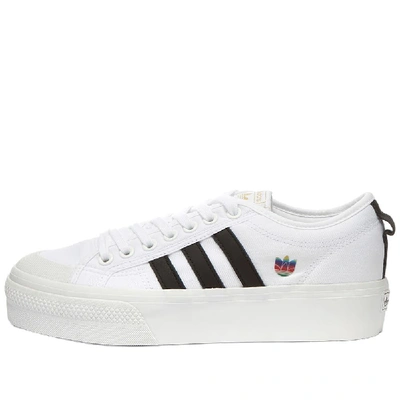 Shop Adidas Womens Adidas Nizza Platform W In White