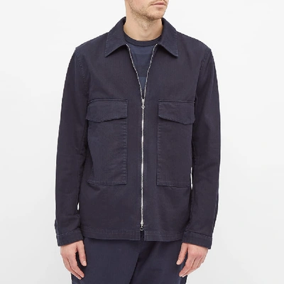 Shop A Kind Of Guise Lir Overshirt In Blue