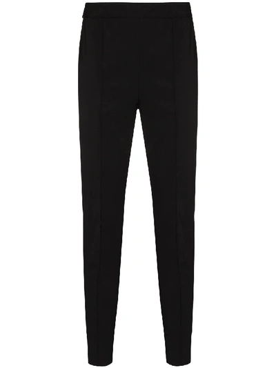 Shop Rosetta Getty High-waist Cropped Trousers In Black