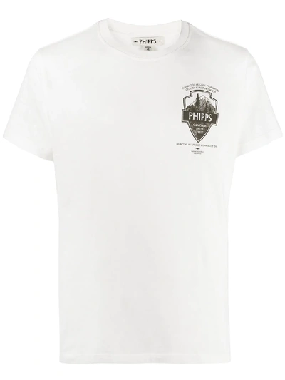 Shop Phipps Logo Patch Organic Cotton T-shirt In White