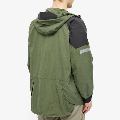 Shop Adidas Originals Adidas Adv Zip Windbreaker In Green