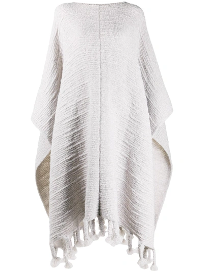 Shop The Row Tasseled Cape In Neutrals