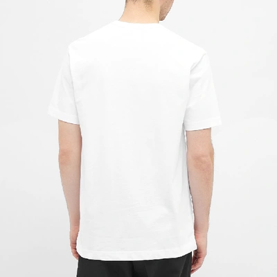 Shop Comme Des Garçons Shirt Comme Des Garcons Shirt Logo Tee In White