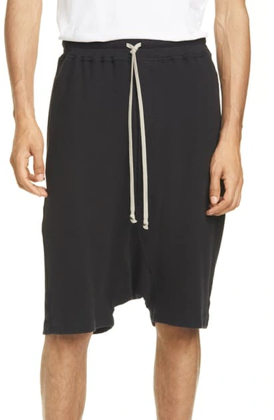 Shop Rick Owens Drkshdw Pod Drawstring Shorts In Black