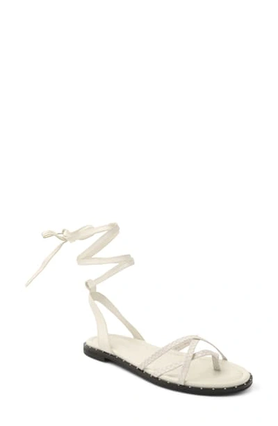 Shop Bcbgeneration Zillo Gladiator Sandal In Pearl Leather